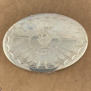 Vintage Cara Nome Boston Sterling Silver Powder Compact,